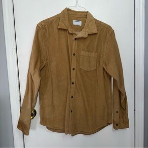Old Navy Camel Corduroy Shirt